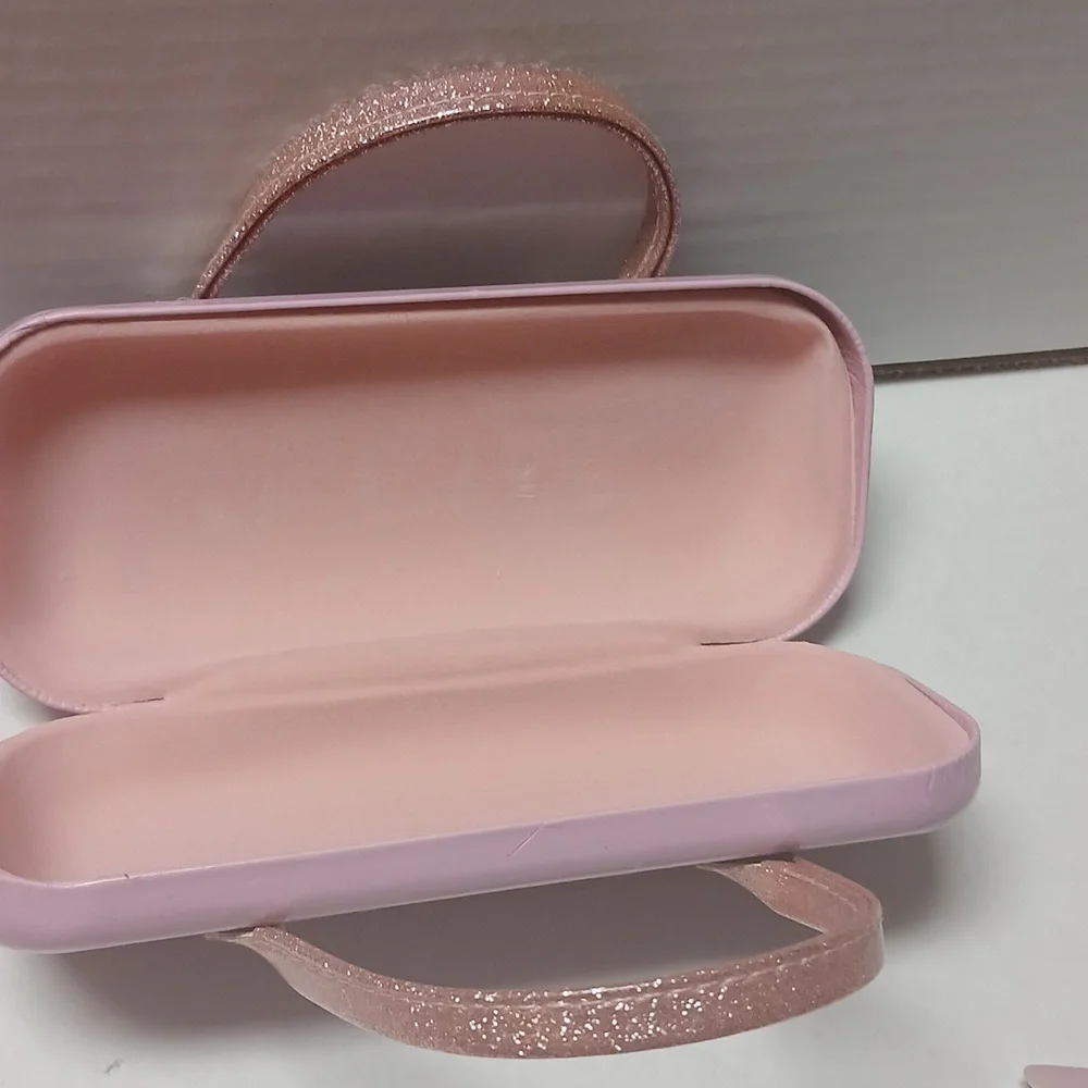 OSPK Pink Sunglasses with Rainbow Case and sunglasses GUC